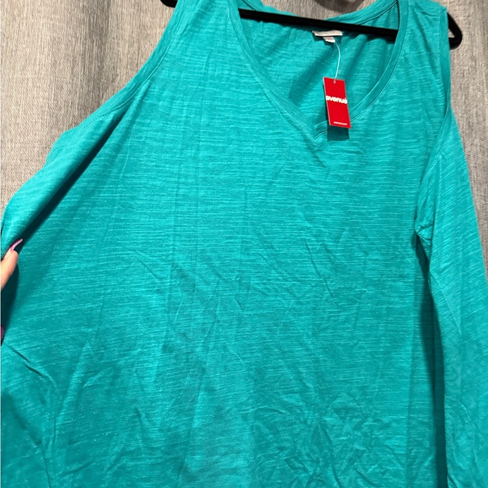 Avenue Vibrant Teal Tank Top